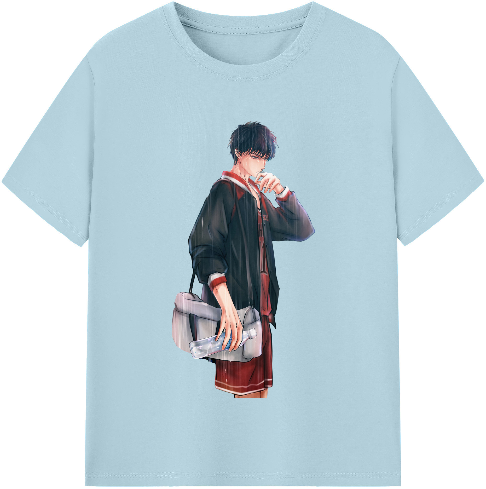SLAM DUNK／スラムダンク 綿100％半袖Tシャツ（フロントプリント）